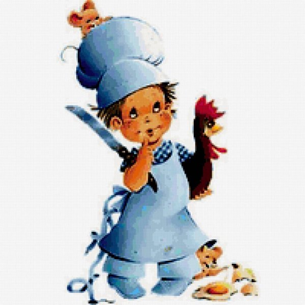 Фон с поваренком для детского сада