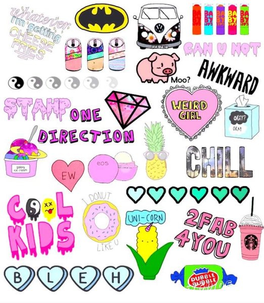 Маленькие наклейки