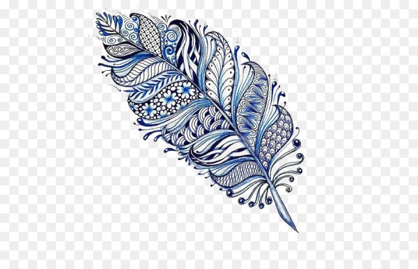 Узорчатое перо