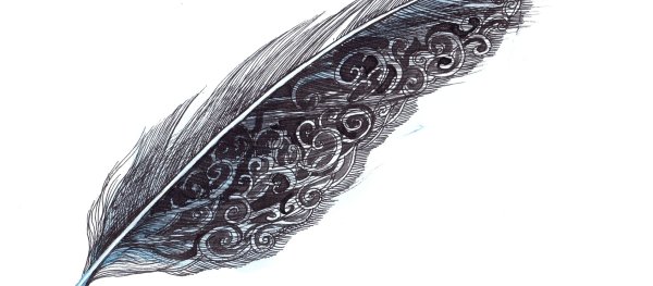 Виньетка перо