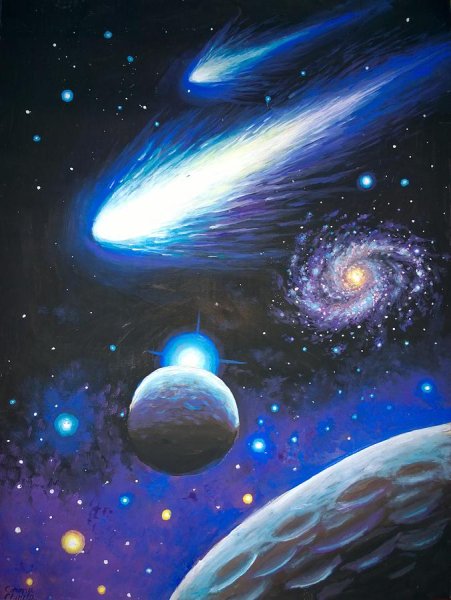 Космические пейзажи художников