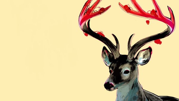 Олень картинка