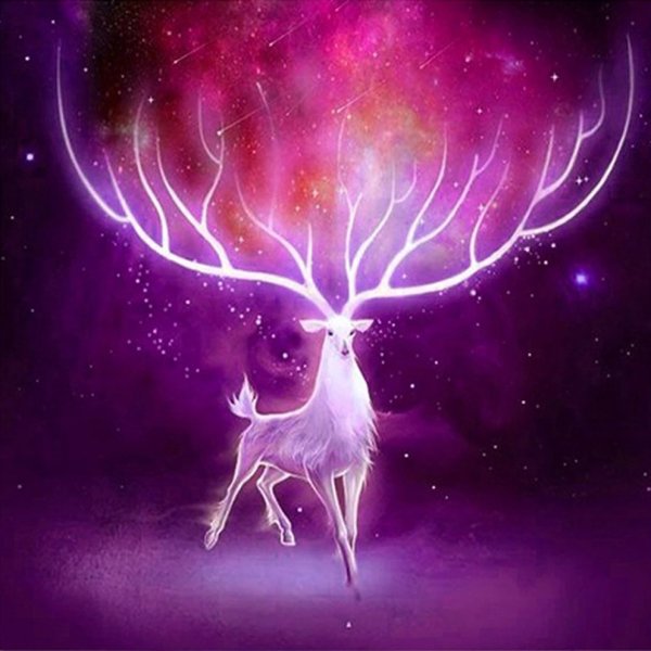 Олень арт