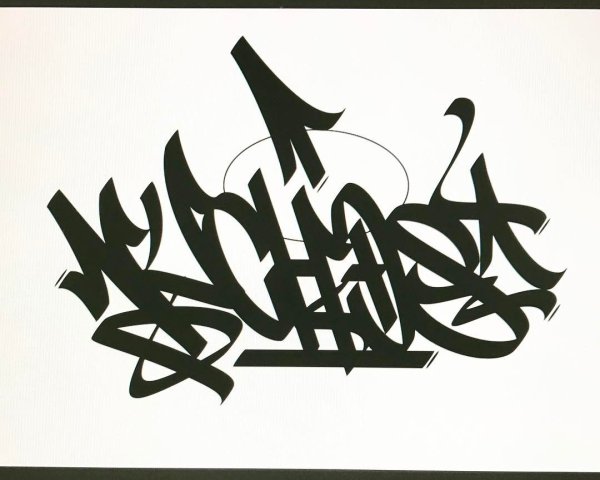 Граффити росписи маркером