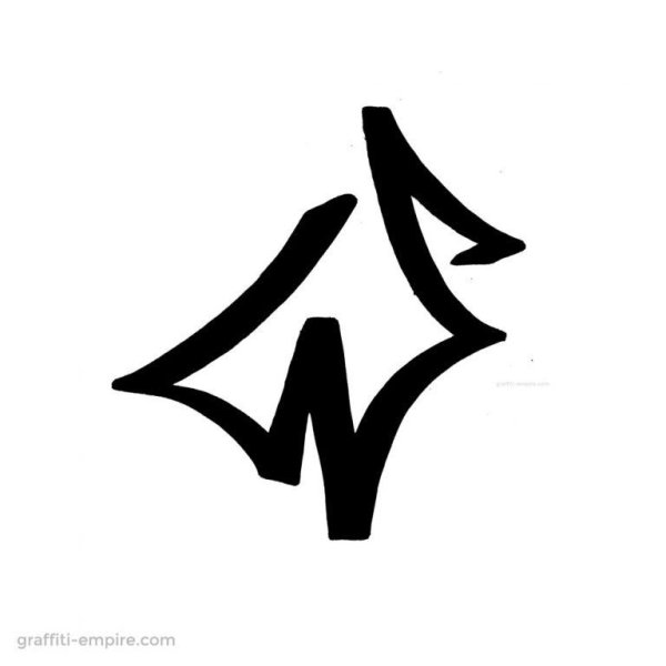 Граффити на бумаге для начинающих