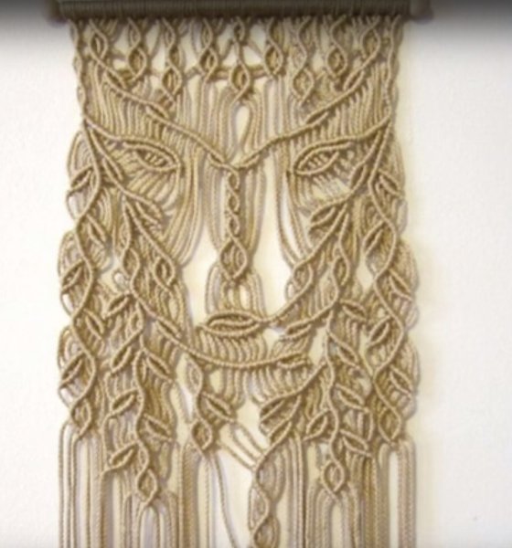 Панно макраме мастер класс