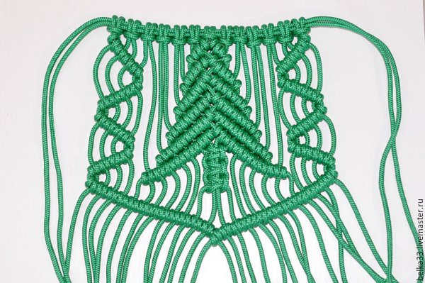Ажурное плетение макраме