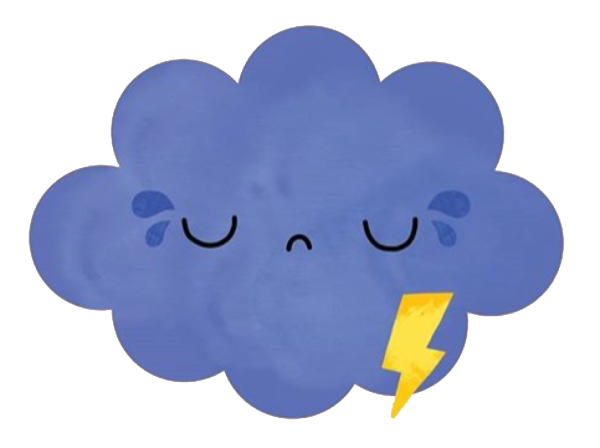 Черная туча для детей