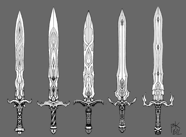 Нарисовать меч