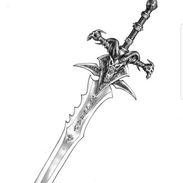 Меч раскраска