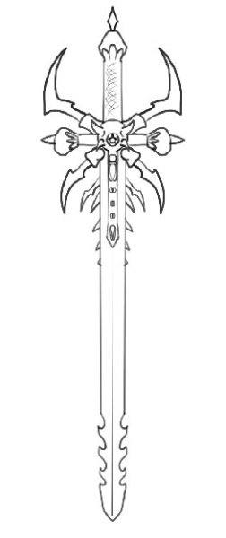 Референс нож сбоку