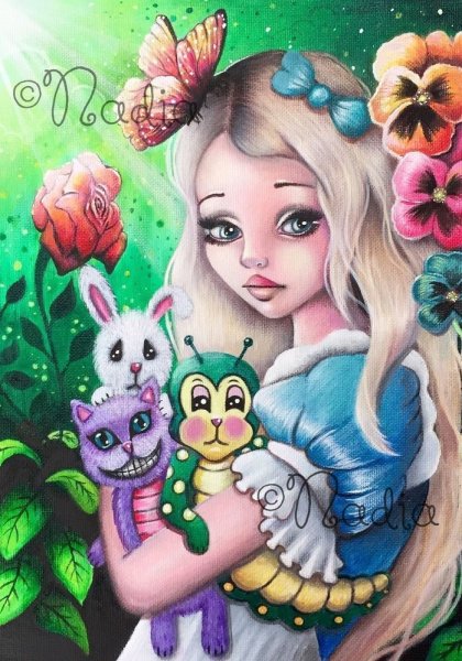 Рисунок Олеся в стране чудес