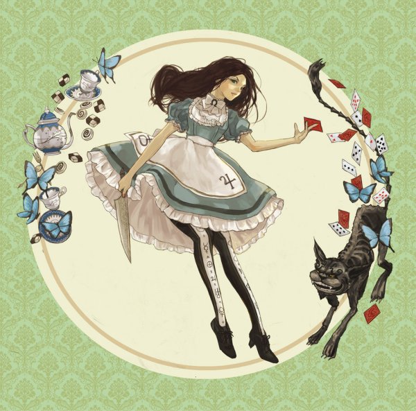 Алиса в стране чудес аниме