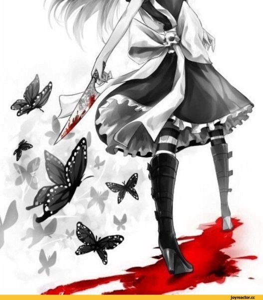 Кровавая бабочка аниме