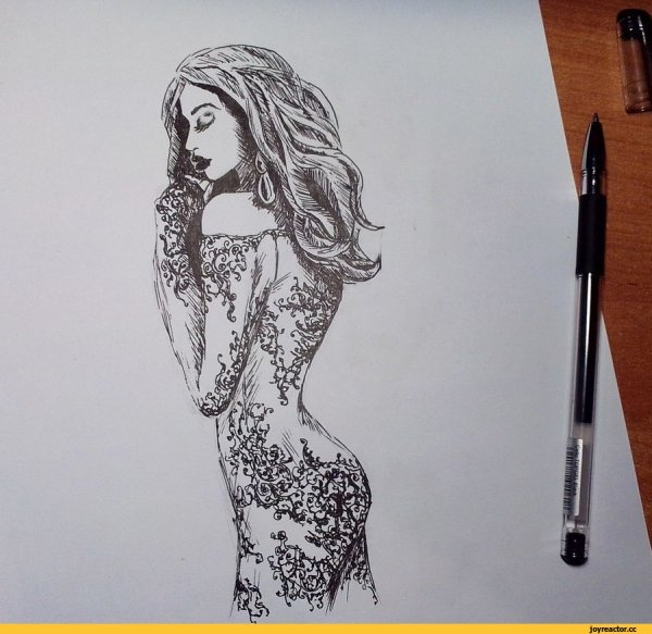 Зарисовки в тетради