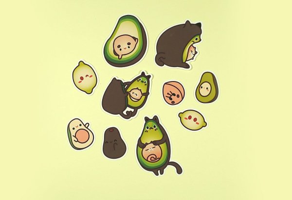 Авокадо котик
