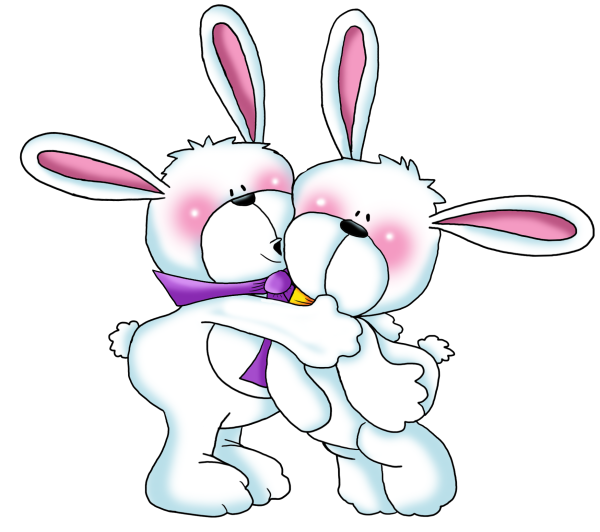 Влюбленные зайчики