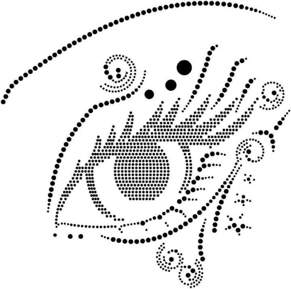 Точечное рисование ручкой