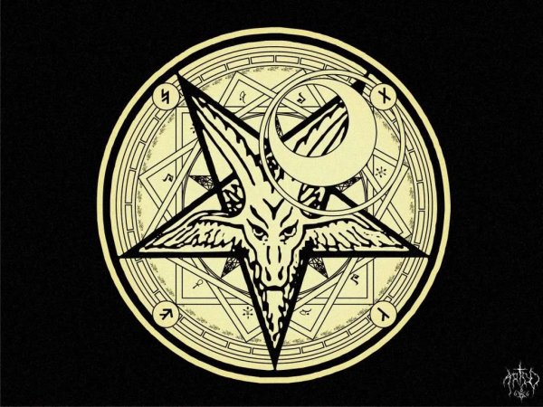 Викканская пентаграмма арт