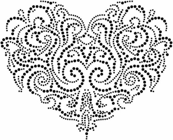 Простые узоры для точечной росписи