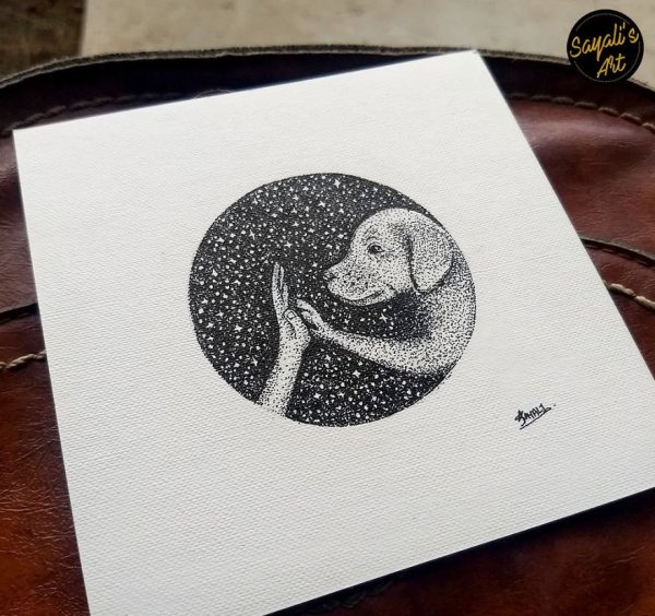 Точечная техника в графике