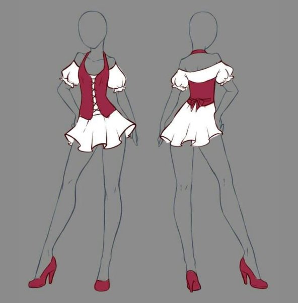 Эскизы одежды