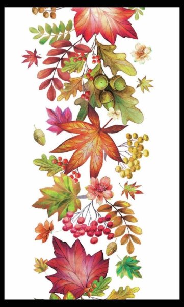 Орнамент из листьев