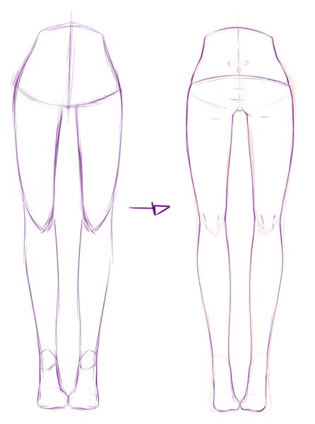 Ноги нарисованные