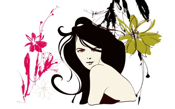 Девушка. Абстракция