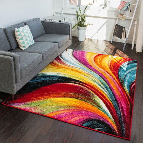 Ковер разноцветный