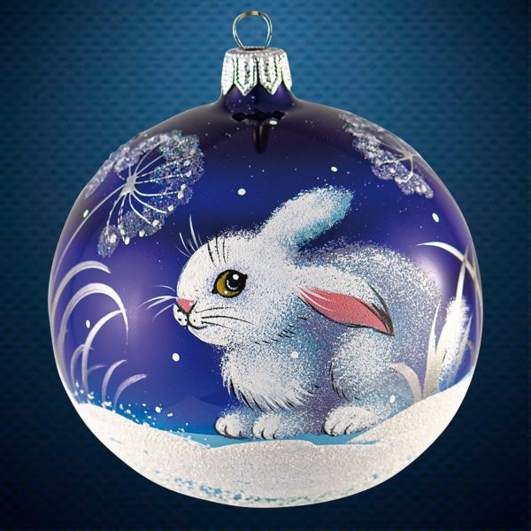 Ёлочные игрушки фиолетовы без фона