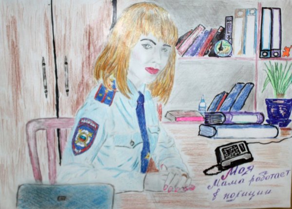 Гаишник детский рисунок