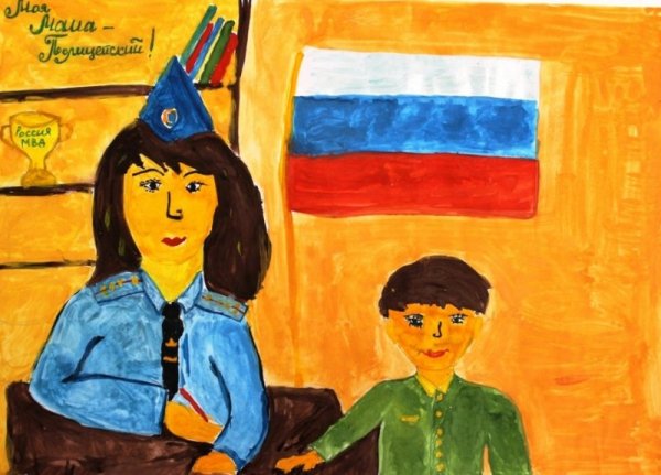 Рисунки для срисовки полиция