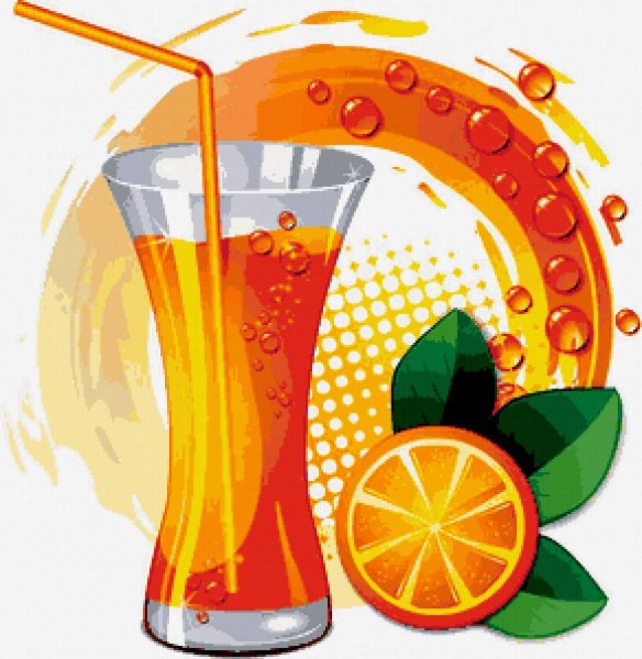 Красивый коктейль рисунок