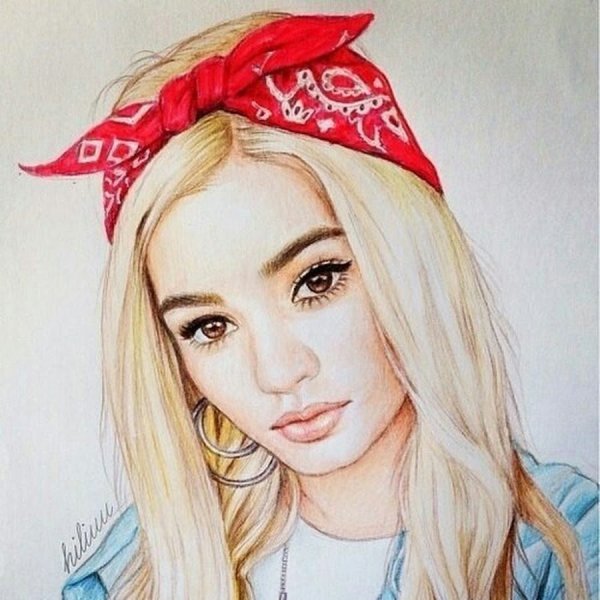 Красивые рисунки девочек