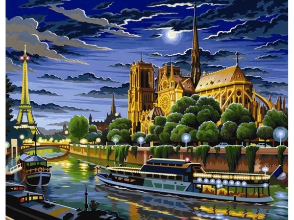 Рисование по номерам города