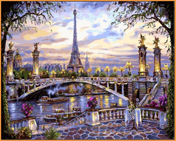 Томас Кинкейд Париж Эйфелева башня