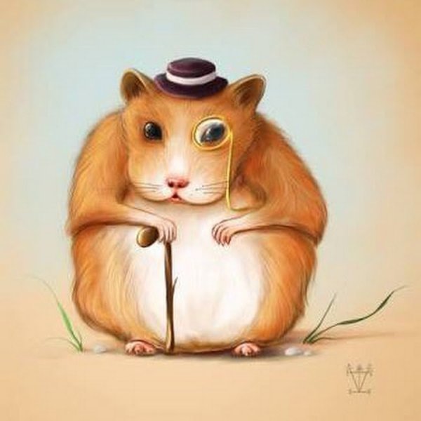 Картина хомяка