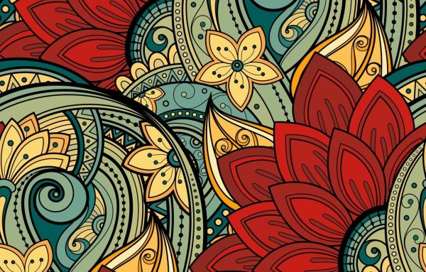 Силуэт девушки с волосами