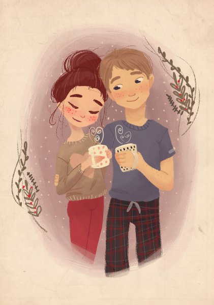 Романтические рисунки