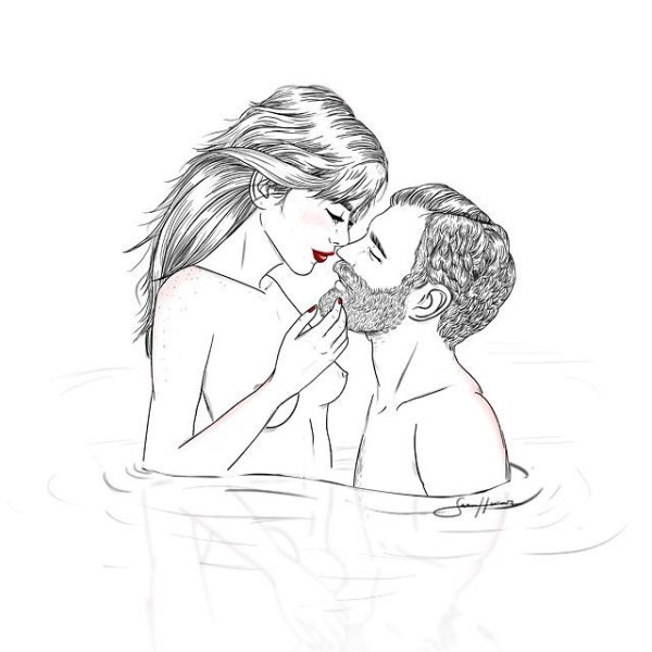 Романтические рисунки