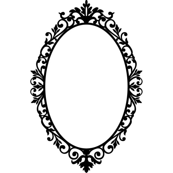 Овальная рамка