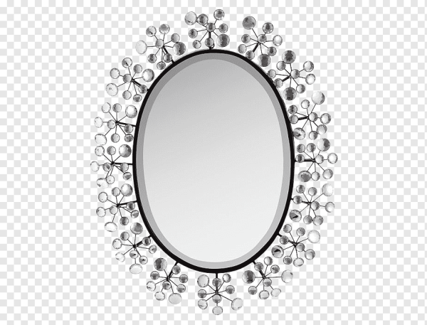 Зеркальце на прозрачном фоне