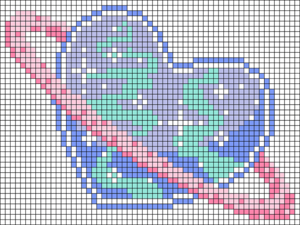 Рисунки в клеточку