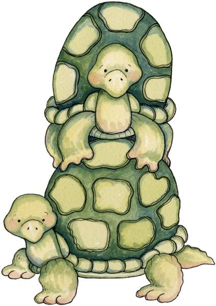 Черепаха рисунок