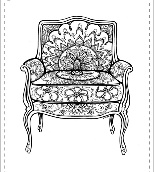 Трон раскраска