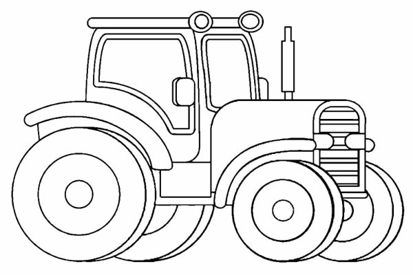 Трафарет для рисования тракторы много