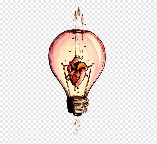 Лампочка с сердечком