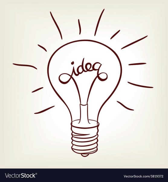 Лампочка идея иллюстрация иллюстрация