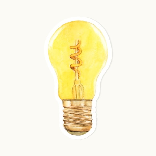 Лампочка в краске